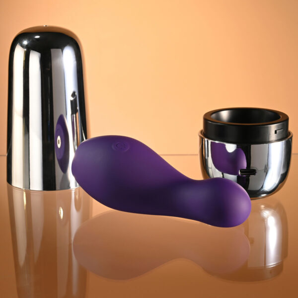 Stymulator łechtaczkowy Playboy The Jet Set Fioletowy - obrazek 3