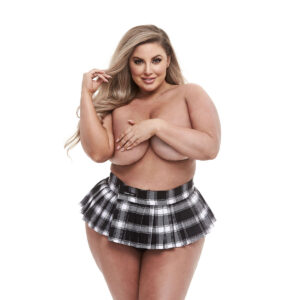 Kostium Erotyczny Teacher's Pet School Girl Czarny Queen size