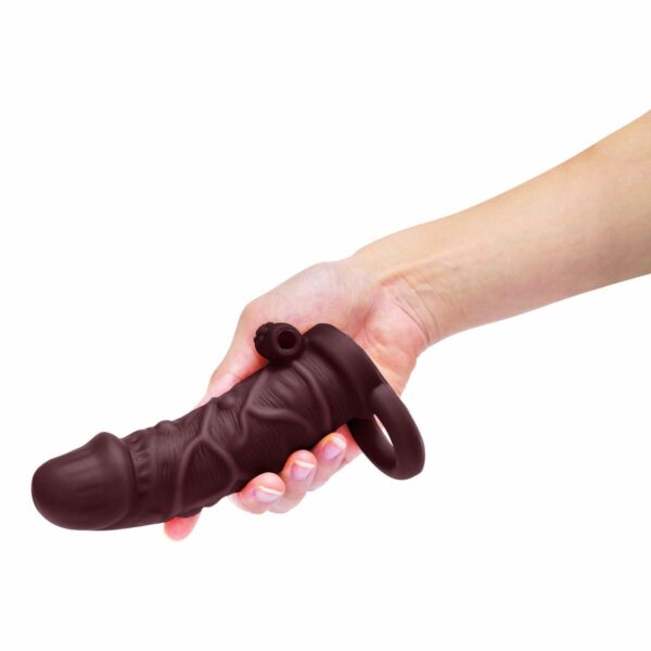Nakładka na penisa Size Up Brązowy Ø 4 cm 15 cm - obrazek 3