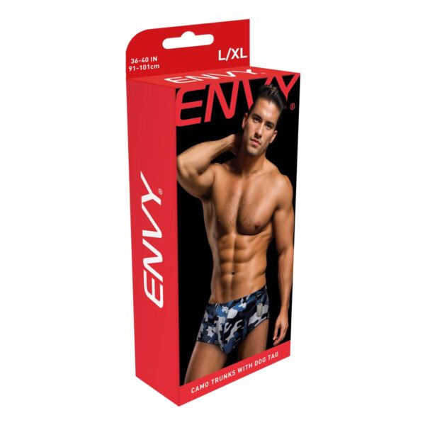 Klasyczne slipy Envy Niebieski S/M - obrazek 3