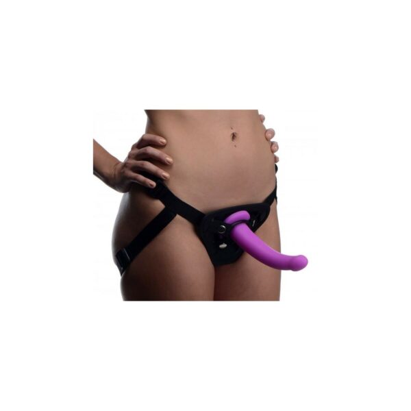 Dildo Strap-On XR Liliowy - obrazek 3