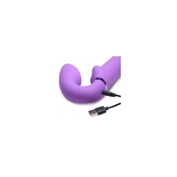 Dildo Strap-On XR Liliowy - obrazek 6