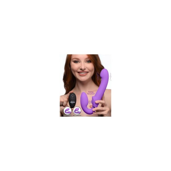 Dildo Strap-On XR Liliowy - obrazek 8