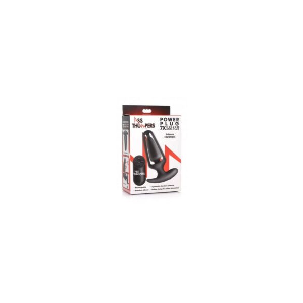 Wibrator analny XR Czarny Silikon - obrazek 7