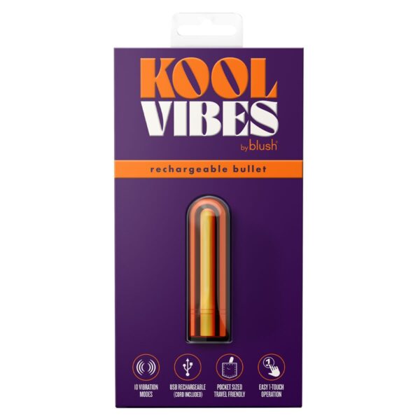 Wibrujący pocisk Blush Kool Vibes Pomarańczowy - obrazek 5