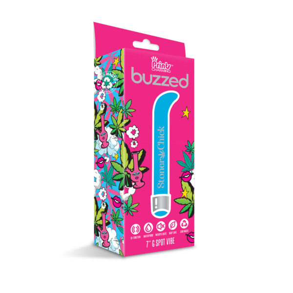 Wibrator punktu G NS Novelties Prints Charming Niebieski - obrazek 5