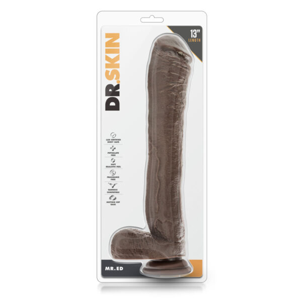 Realistyczne dildo Blush Dr Skin PVC Ø 5 cm - obrazek 3