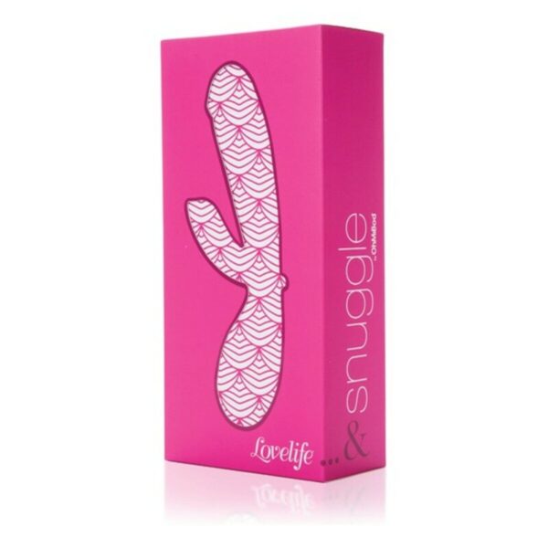 Snuggle wibrator podwójnej stymulacji Lovelife by OhMiBod AT015 Biały/Różowy - obrazek 3