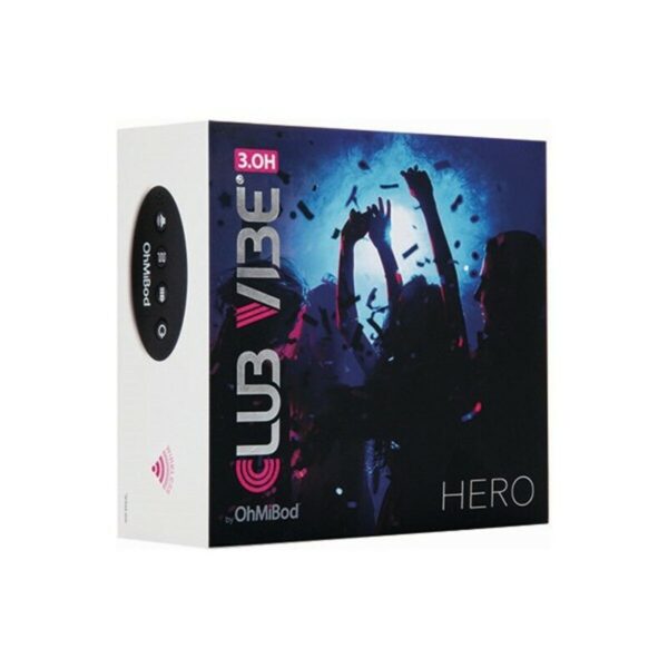 Club wibrator 3.OH Hero OhMiBod Czarny - obrazek 2