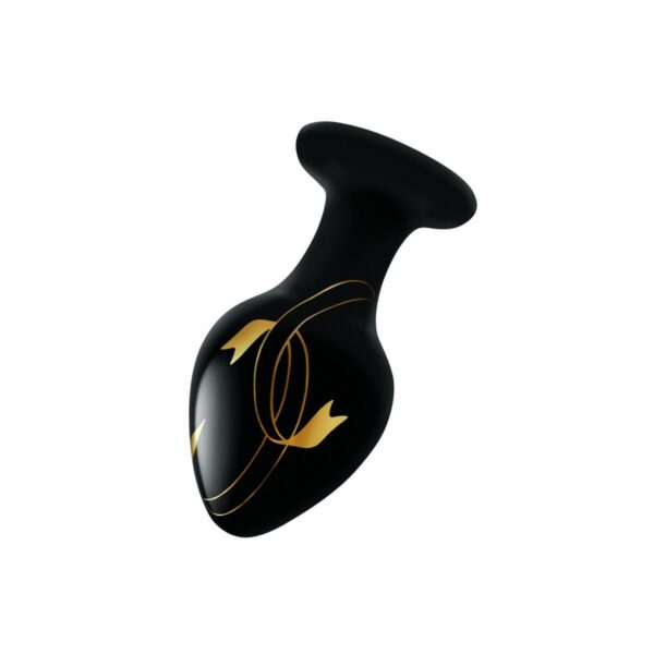 Zatyczka Analna Secret Kisses Czarny (8,9 cm) - obrazek 3