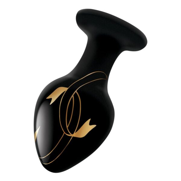 Zatyczka Analna Secret Kisses Czarny (8,9 cm) - obrazek 4