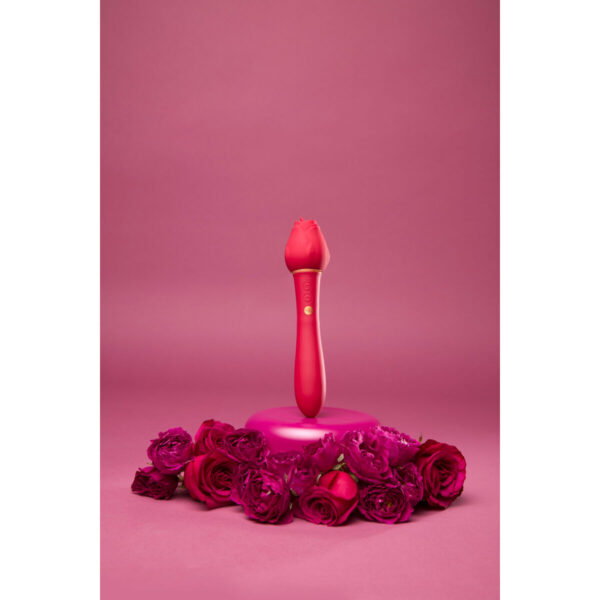 Stymulator łechtaczkowy Secret Kisses Czerwony - obrazek 6