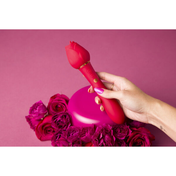 Stymulator łechtaczkowy Secret Kisses Czerwony - obrazek 7