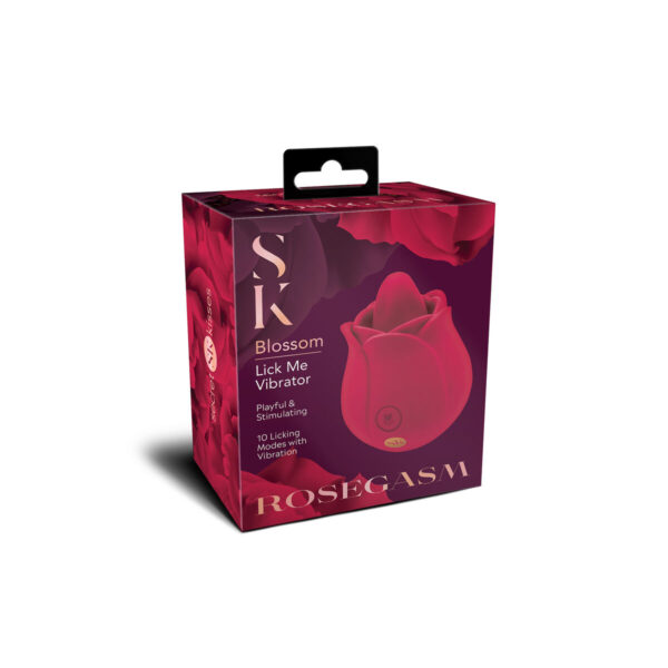 Stymulator łechtaczkowy Secret Kisses Czerwony - obrazek 3