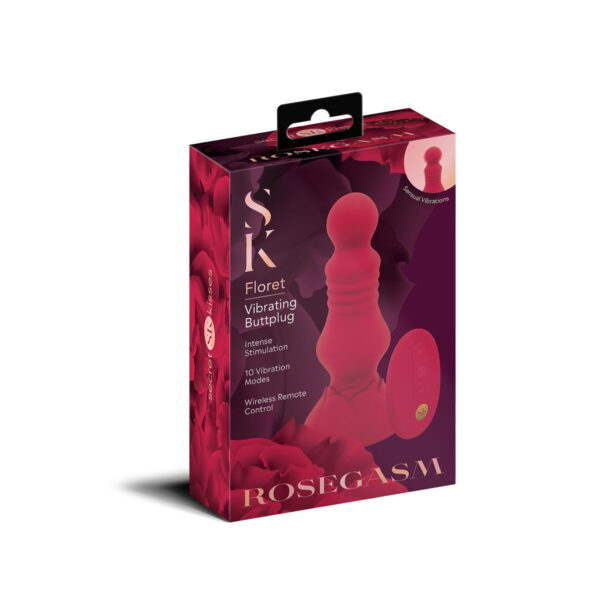 Wibrator analny Secret Kisses Czerwony - obrazek 6