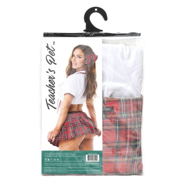 przebranie sexy uczennica jeden rozmiar Teacher's Pet Czerwony Jeden rozmiar - obrazek 4