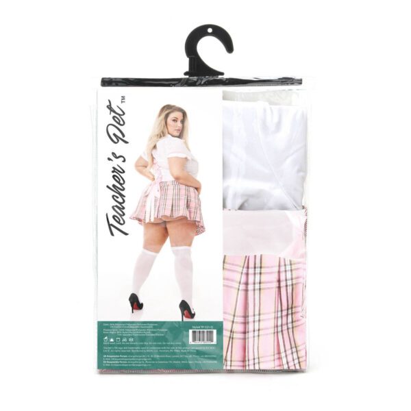 Kostium Erotyczny Teacher's Pet School Girl Różowy Queen size - obrazek 3