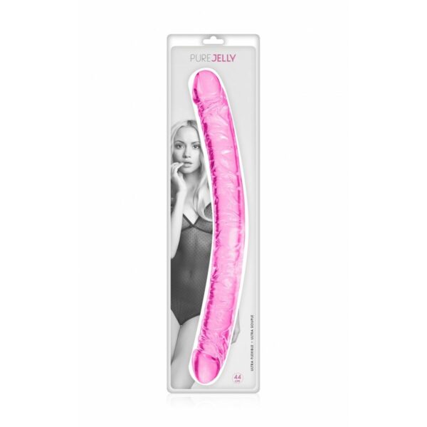 Dildo Pure Jelly Różowy 44 cm - obrazek 3