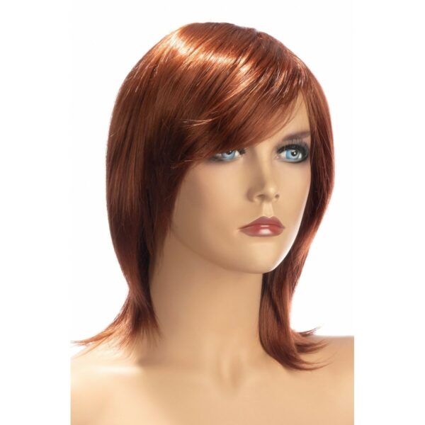 Akcesoria Erotyczne World Wigs Zoe Czerwony peruka