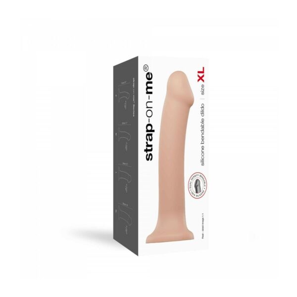Dildo Strap-on-me 6013120 Beżowy XL - obrazek 5