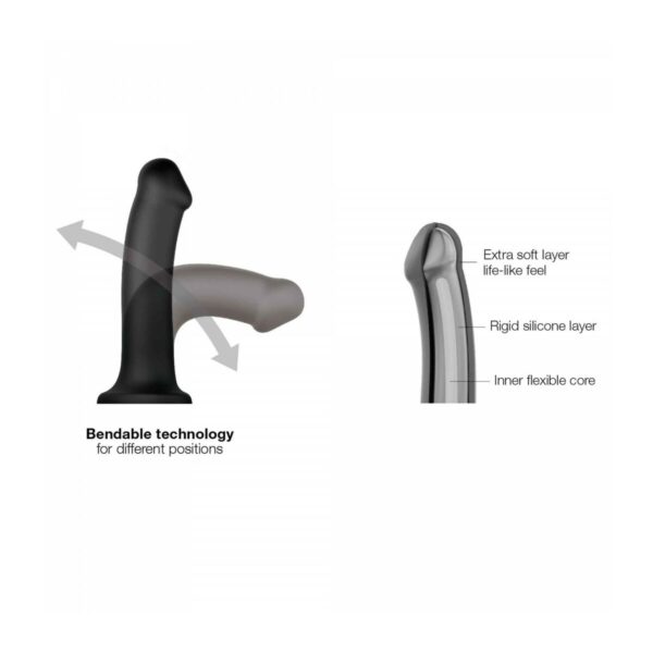 Dildo Strap-on-me 6013168 XL Czarny - obrazek 2
