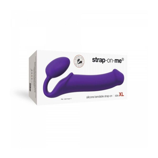 Dildo Strap-on-me Semi-Realistic XL Fiolet - obrazek 2