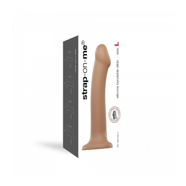 Dildo Strap-on-me Caramel L - obrazek 5
