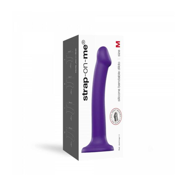 Masturbator Strap-on-me  Semi-Realistic Dual Density Silikon Fioletowy - obrazek 5