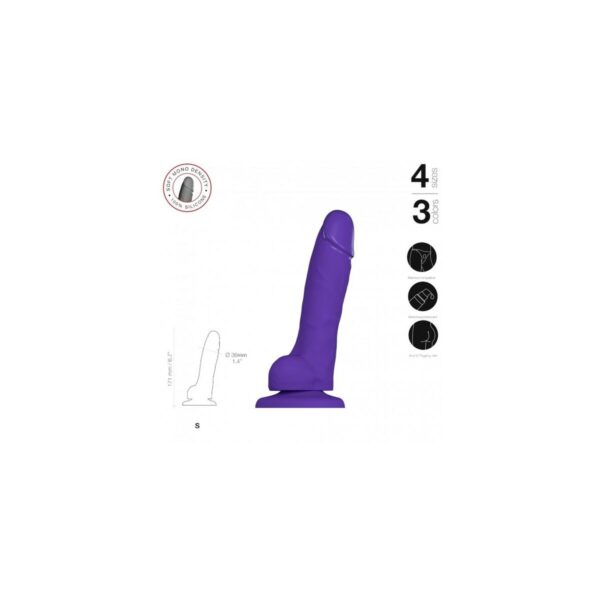 Dildo Strap-on-me 6015896 Fioletowy - obrazek 3