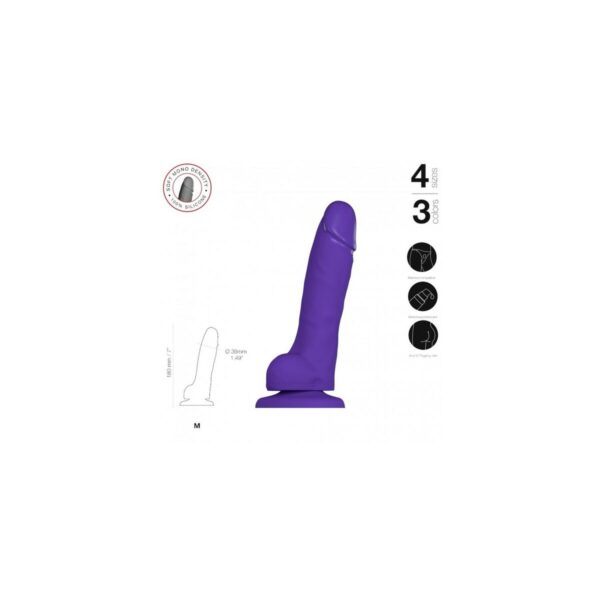 Dildo Strap-on-me 6015902 Fioletowy - obrazek 3