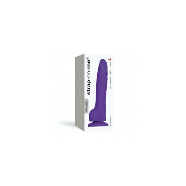Dildo Strap-on-me 6015919 Fioletowy L - obrazek 3