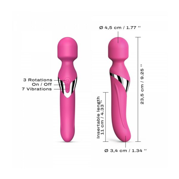 Wibrator Marc Dorcel Dual Orgasms Pink Różowy - obrazek 7