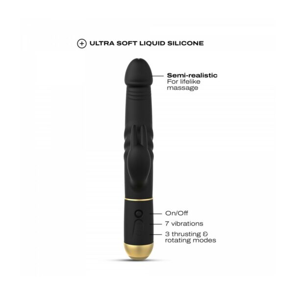 Wibrator Podwójnej Stymulacji Dorcel DOR213 Czarny - obrazek 5