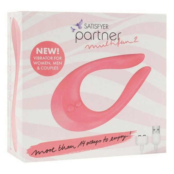 Masażer dla par Multifun 2 Satisfyer Partner Różowy - obrazek 5