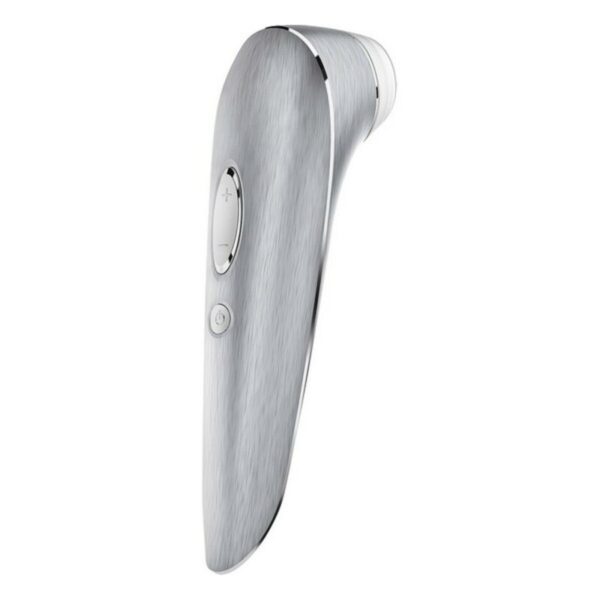 Ssący masażer do Łechtaczki Satisfyer Luxury High Fashion Srebrzysty - obrazek 2