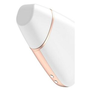 Ssący masażer do Łechtaczki Satisfyer Love triangle Biały