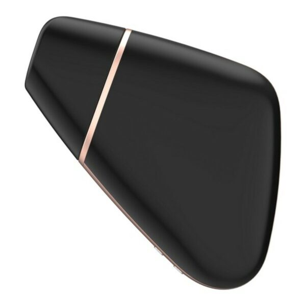 Ssący masażer do Łechtaczki Love Triangle Air Pulse Satisfyer Love triangle Czarny