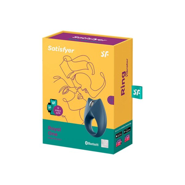 wibrujący pierścień Royal One Satisfyer SATRO Niebieski - obrazek 7