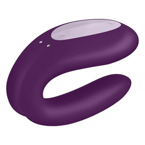 Wibrator Podwójnej Stymulacji Satisfyer Double Joy Fioletowy - obrazek 2