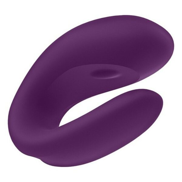 Wibrator Podwójnej Stymulacji Satisfyer Double Joy Fioletowy - obrazek 3