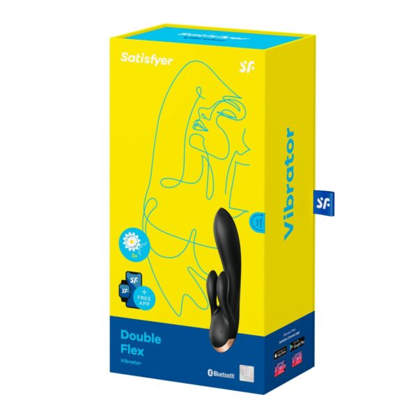 Wibrator Podwójnej Stymulacji Satisfyer Flex Czarny - obrazek 6