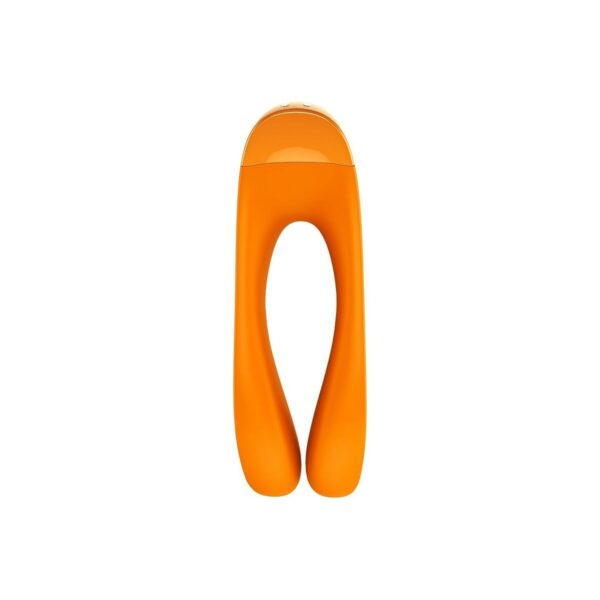 Masażer dla par Satisfyer Candy Cane Pomarańczowy - obrazek 3