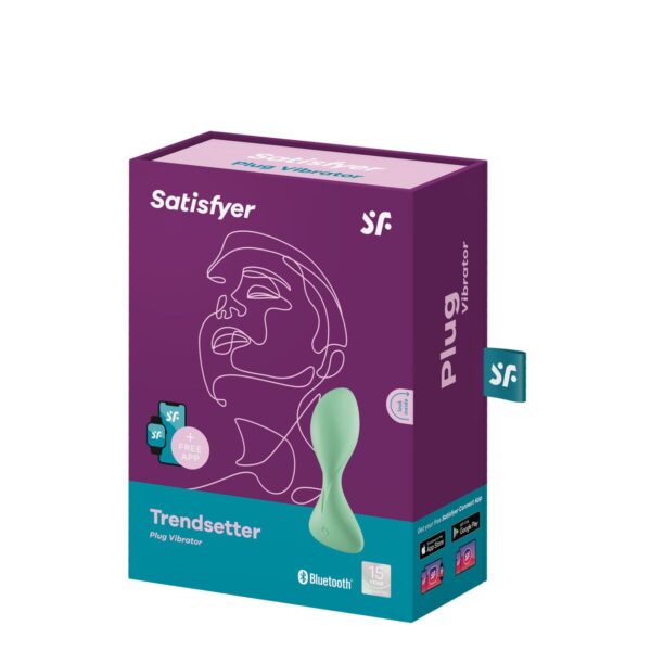 Zatyczka Analna Satisfyer Trendsetter Light Kolor Zielony - obrazek 6