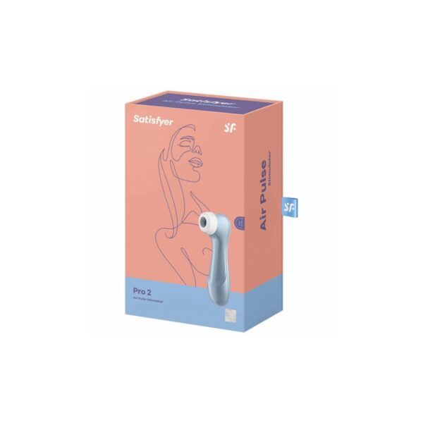 Ssący masażer do Łechtaczki Satisfyer Pro 2 Air Pulse Niebieski - obrazek 6