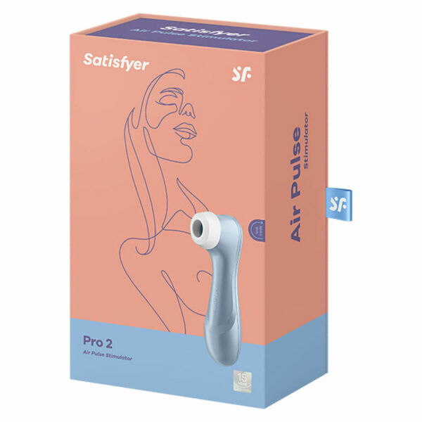Ssący masażer do Łechtaczki Satisfyer Pro 2 Air Pulse Niebieski - obrazek 2