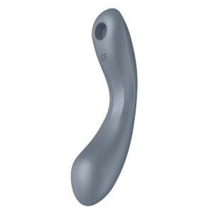 Ssący masażer do Łechtaczki Satisfyer Curvy Trinity 1 Szary