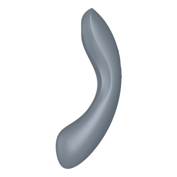 Ssący masażer do Łechtaczki Satisfyer Curvy Trinity 1 Szary - obrazek 2