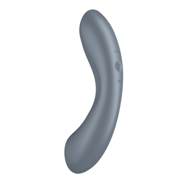 Ssący masażer do Łechtaczki Satisfyer Curvy Trinity 1 Szary - obrazek 4