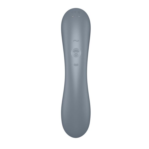 Ssący masażer do Łechtaczki Satisfyer Curvy Trinity 1 Szary - obrazek 3