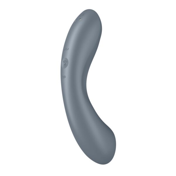 Ssący masażer do Łechtaczki Satisfyer Curvy Trinity 1 Szary - obrazek 5